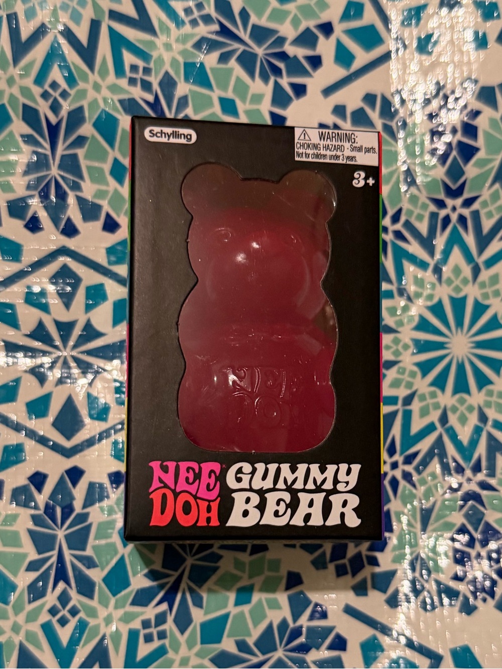 AUTHENTIC NeeDoh Schylling Pink Gummy Bear NWT